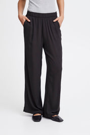 Weite Damenhose mit Gummibund in verschiedenen Farben - Blossom Hair & Fashion