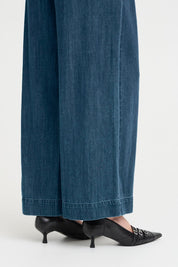 Weite Hose aus Denim - Mix - Blossom Hair & Fashion