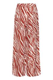 Weite Hose mit Animalprint und elastischem Bund - Blossom Hair & Fashion