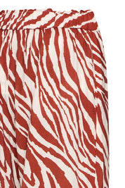 Weite Hose mit Animalprint und elastischem Bund - Blossom Hair & Fashion