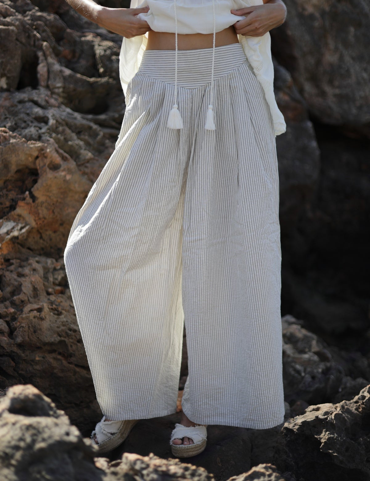 Weite Sommerhose aus Baumwolle – Leicht & stilvoll für Damen - Blossom Hair & Fashion