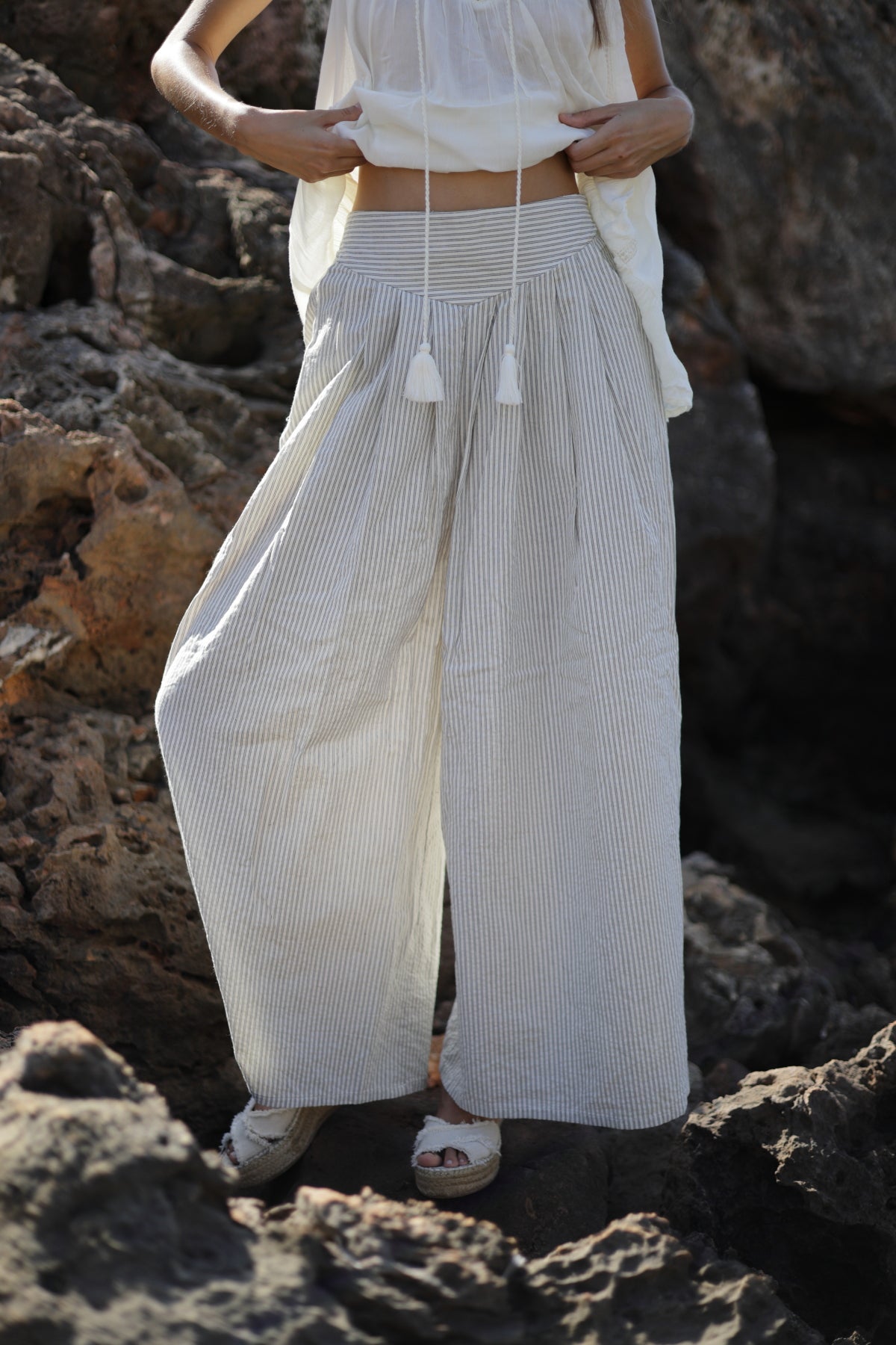 Weite Sommerhose aus Baumwolle – Leicht & stilvoll für Damen - Blossom Hair & Fashion