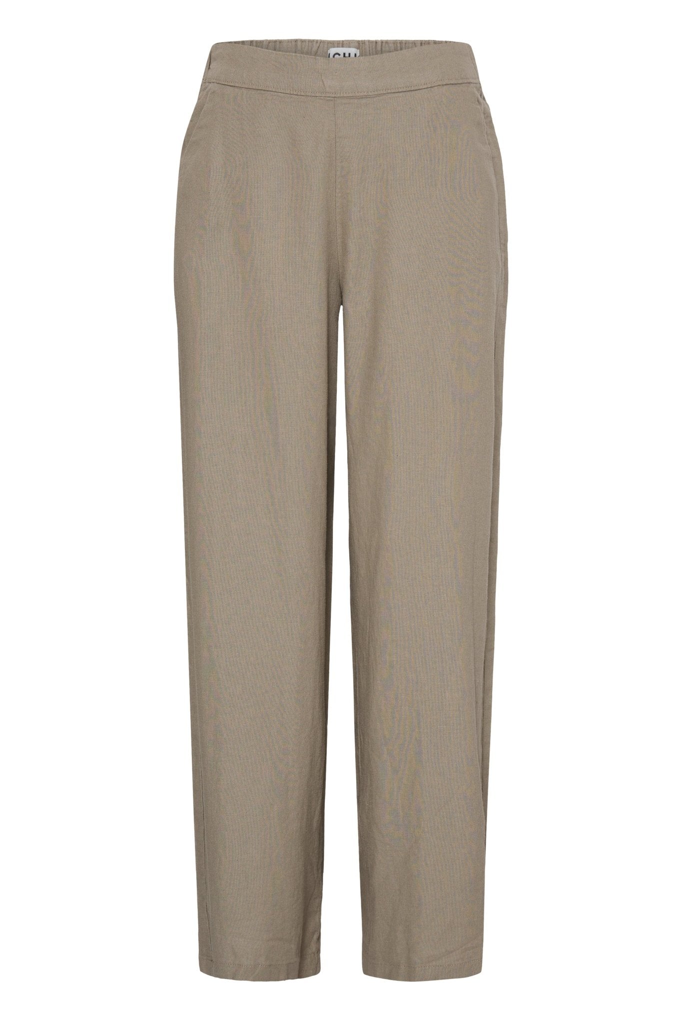 Wide Leg Hose gestreift gestreift oder beige - Blossom Hair & Fashion