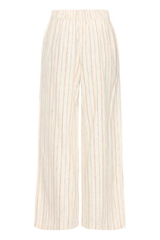 Wide Leg Hose gestreift gestreift oder beige - Blossom Hair & Fashion