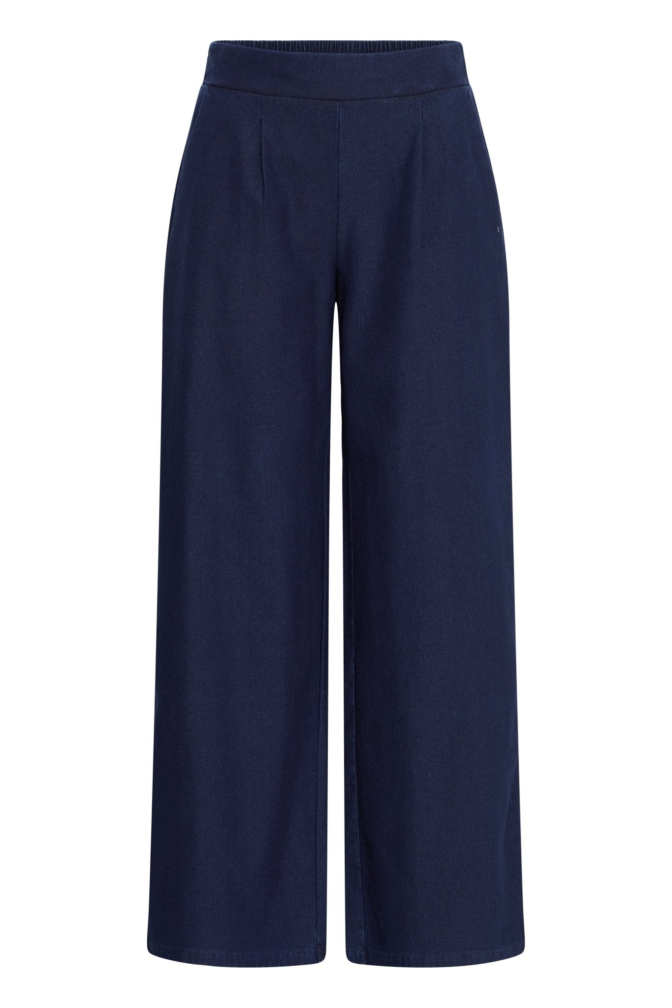 Wide Leg Hose in Pastellgelb oder blau mit hohem Bund - Blossom Hair & Fashion