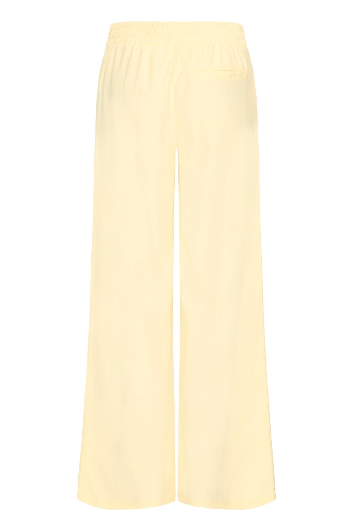 Wide Leg Hose in Pastellgelb oder blau mit hohem Bund - Blossom Hair & Fashion