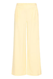 Wide Leg Hose in Pastellgelb oder blau mit hohem Bund - Blossom Hair & Fashion