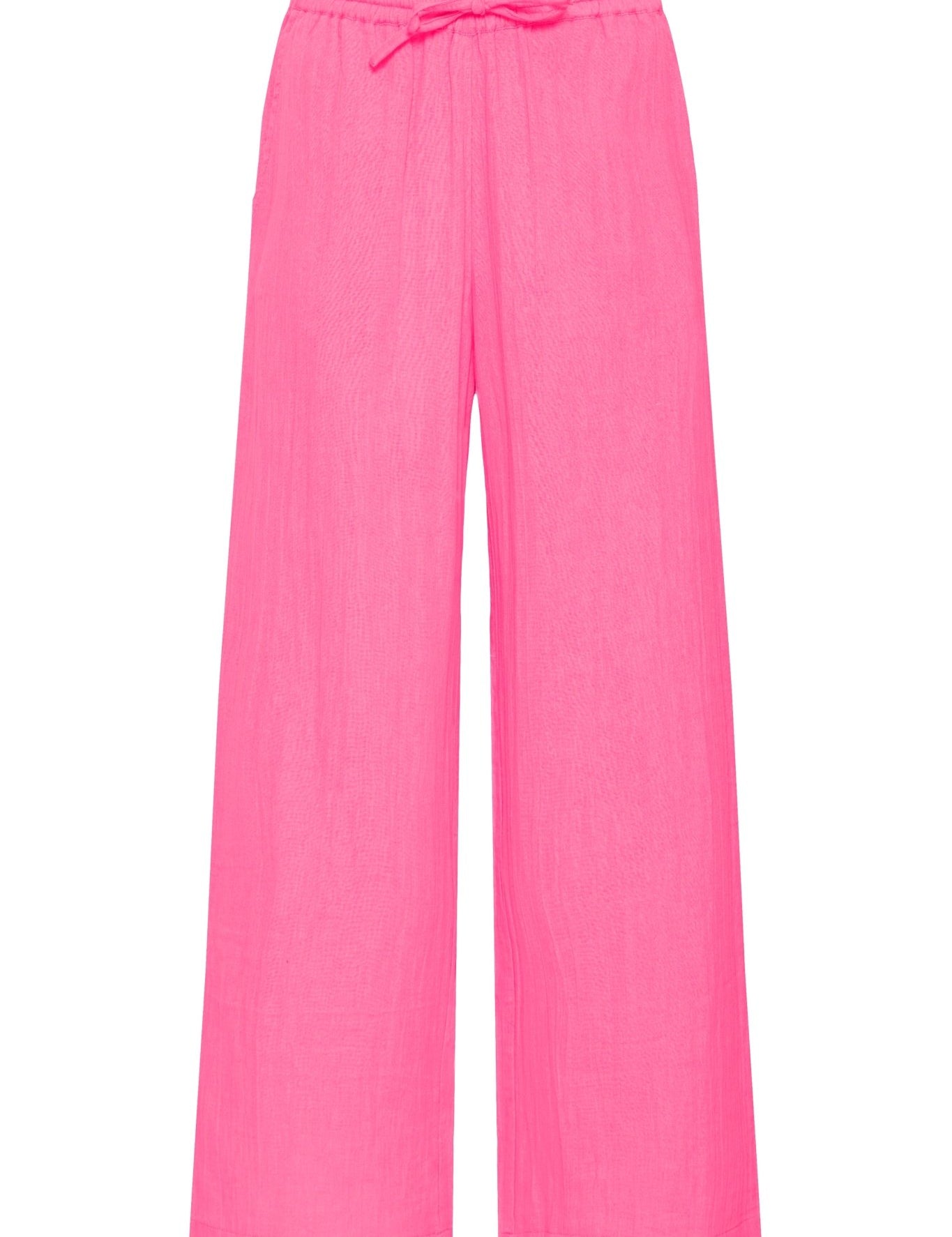 Wide Leg Hose in Pink oder Grün - Blossom Hair & Fashion