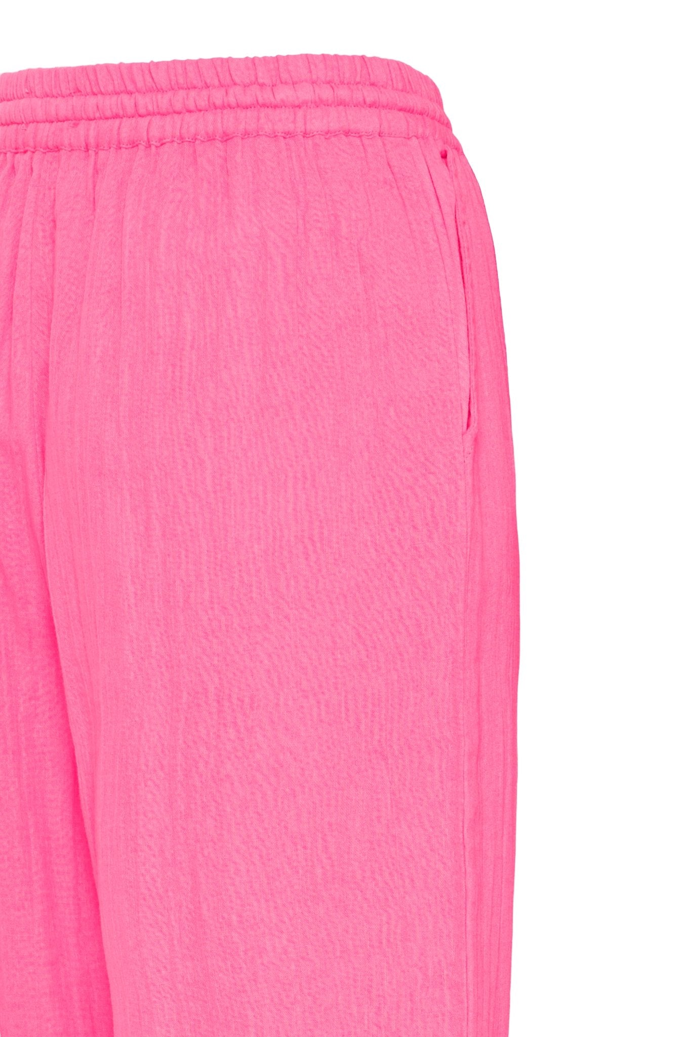 Wide Leg Hose in Pink oder Grün - Blossom Hair & Fashion
