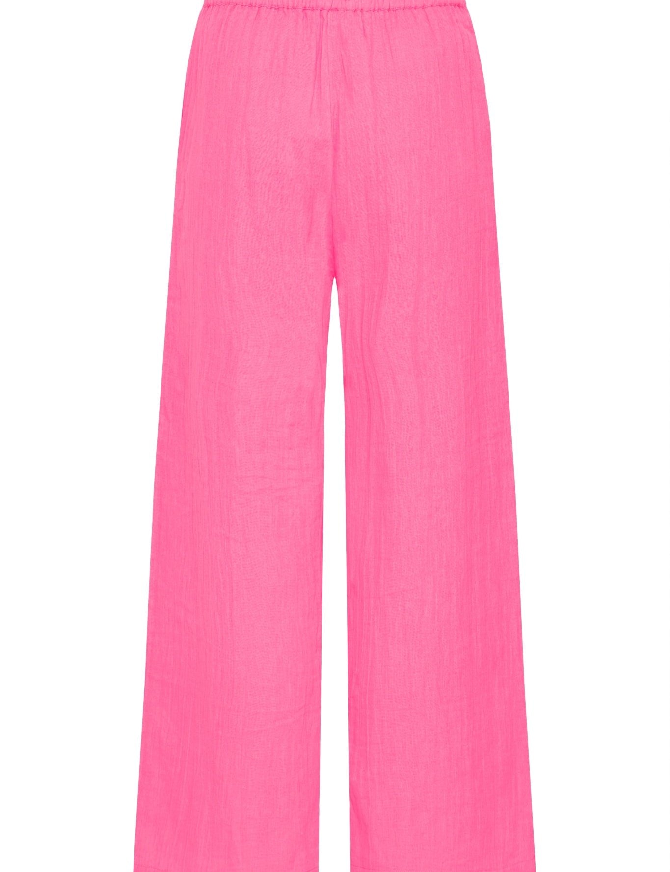 Wide Leg Hose in Pink oder Grün - Blossom Hair & Fashion