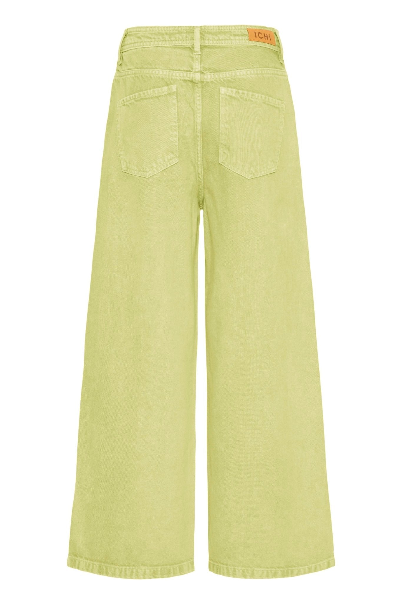 Wide Leg Jeans in Hellgrün aus 100% Baumwolle - Blossom Hair & Fashion