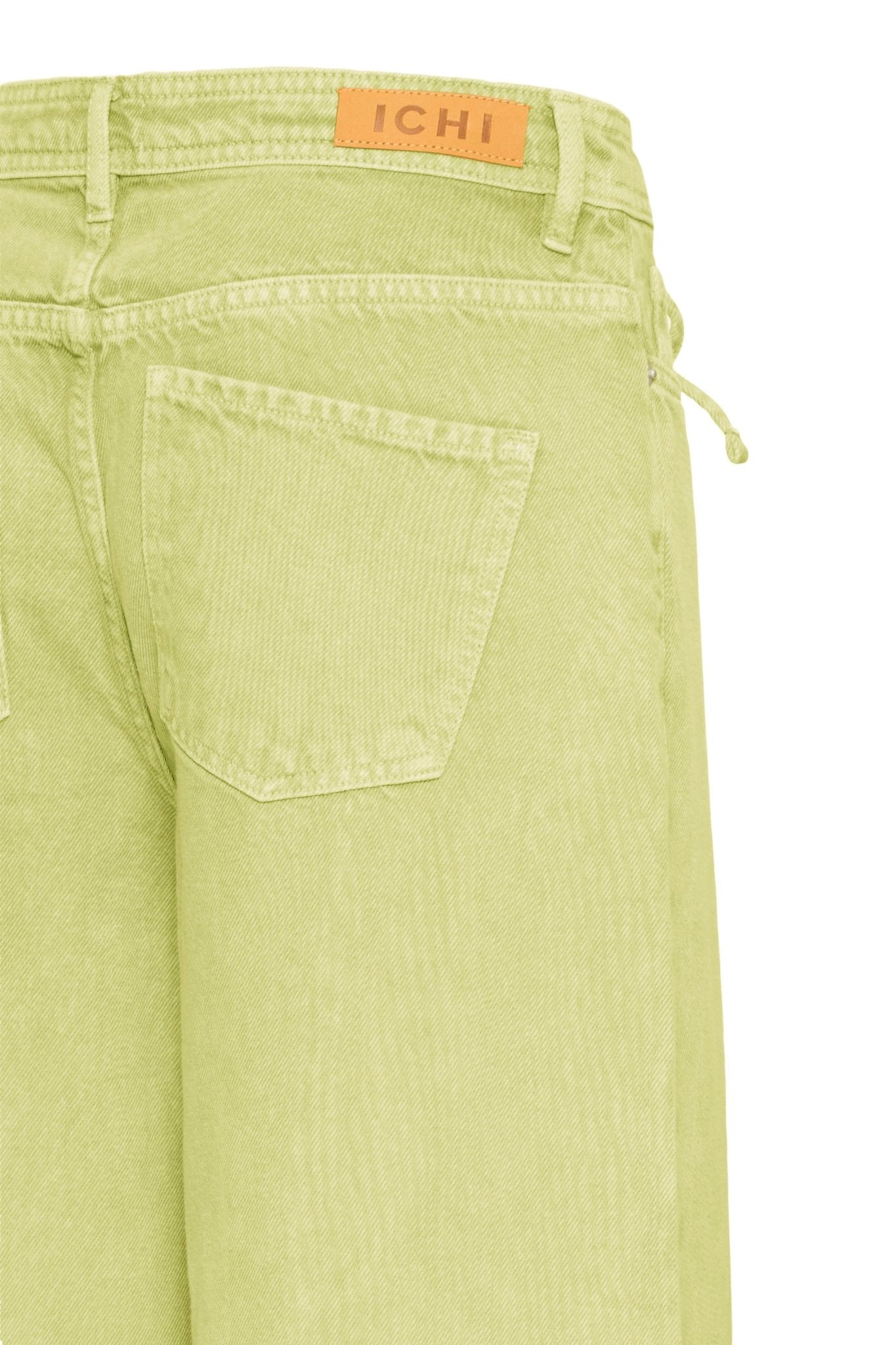 Wide Leg Jeans in Hellgrün aus 100% Baumwolle - Blossom Hair & Fashion