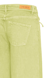 Wide Leg Jeans in Hellgrün aus 100% Baumwolle - Blossom Hair & Fashion