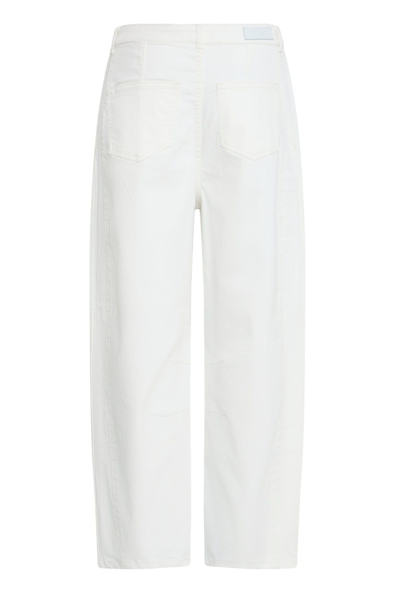 Wide Leg Jeans in Weiß mit geradem Bein - Blossom Hair & Fashion