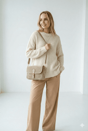 Wildleder Schultertasche – in verschiedenen Farben - Blossom Hair & Fashion