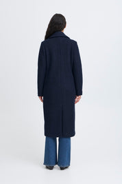 Wollmantel Regular Fit navy - Blossom Hair & Fashion