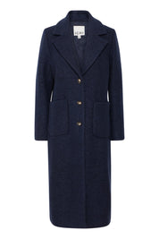 Wollmantel Regular Fit navy - Blossom Hair & Fashion