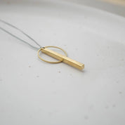 Zeitlose geometrische Kette mit verstellbarer Länge - Blossom Hair & Fashion