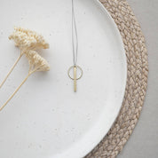 Zeitlose geometrische Kette mit verstellbarer Länge - Blossom Hair & Fashion